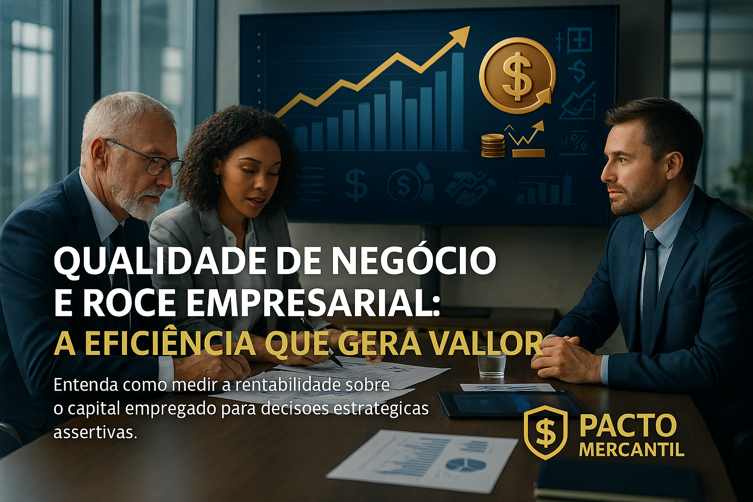 Qualidade de Negócio e ROCE Empresarial: O Guia para Medir a Eficiência no Uso do Capital